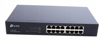 Коммутатор TP-LINK TL-SG1016D, 16-портовая гигабитная стойка DSK