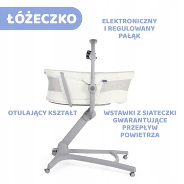Chicco Baby Hug Air 4w1 Beige– wielofunkcyjne łóżeczko | leżaczek