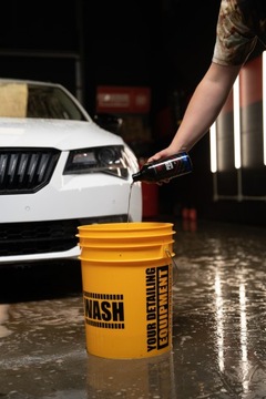 WORK STUFF Ведро для детейлинга желтое - WASH