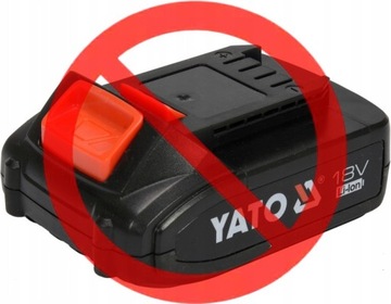 МОЩНЫЙ АККУМУЛЯТОРНЫЙ КЛЮЧ 18 В 3/4 ДЮЙМА 2000 НМ ПЕРЕХОДНИК КОРПУС YATO 1/2 ДЮЙМА