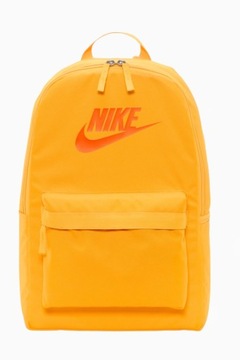 Plecak szkolny sportowy Nike heritage pomarańczowy żółty +plan lekcji