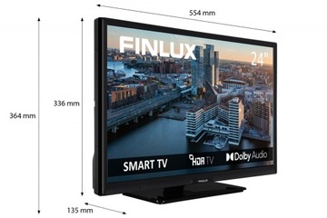 24-дюймовый светодиодный телевизор FILUX 24FHG5520 Smart TV HDR WIFI
