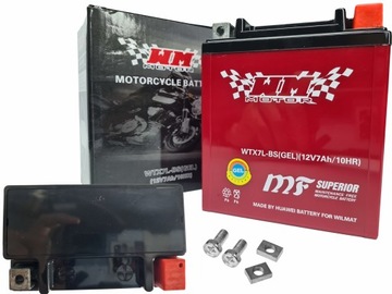 Akumulator Żelowy 12V WM 10Ah 130A WTX12 YTX12-BS Gel Motocyklowy Quad ATV
