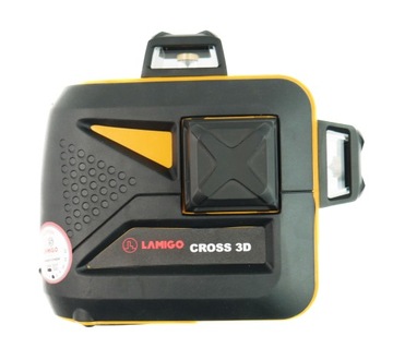 Laser wieloliniowy CROSS 3D Lamigo CZERWONY siatka 360 Samopoziomujący