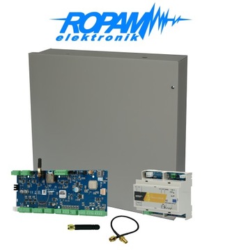 NeoGSM-IP-64-SET ZESTAW SYSTEMU ALARMOWEGO CENTRALA OBUDOWA ZASILACZ ROPAM