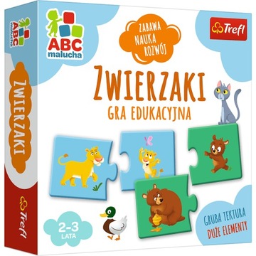 TREFL GRA EDUKACYJNA ZWIERZAKI ABC MALUCHA