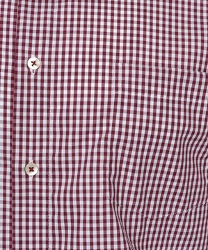 Koszula w kratkę czerwona Męska Redmond Regular