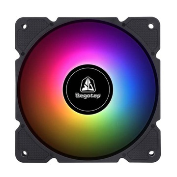 Комплект из 3 вентиляторов Segotep 120 x 120 мм GX-12 PLUS RGB статический цвет 53CFM