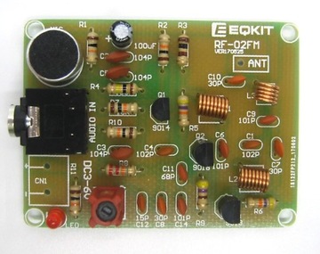 nadajnik FM 88-108 mHz modul. częstot. DIY