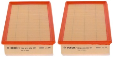2× BOSCH F 026 400 434 FILTR VZDUCHU