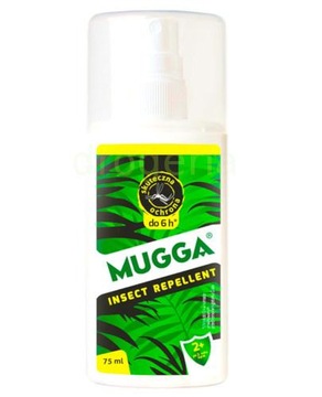 Mugga 9,5% DEET dla dzieci na kleszcze komary 75ml