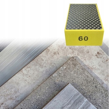 АЛМАЗНАЯ ПОЛИРОВАЛЬНАЯ КОСТЬ ДЛЯ РУЧНОЙ ПОЛИРОВКИ ГРАНИТА ГРАНИТНЫЙ КАМЕНЬ 4X