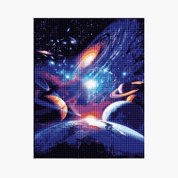 Haft Diamentowy Diamond 30x40cm Planety DPX-00157