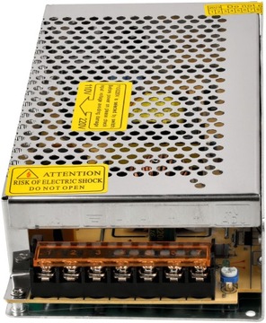 ZASILACZ LED 12V 200W 16,7A Modułowy IP20 DO TAŚM LED CCTV IP20