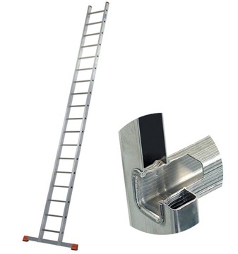 KRAUSE SIBILO Drabina przystawna 1x18 6,05m 129154
