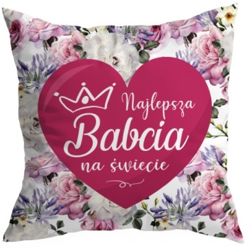 DZIEŃ BABCI PODUSZKA PREZENT DLA BABCI DUŻA