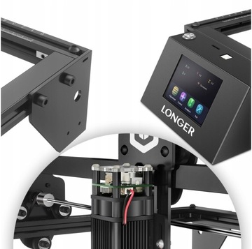 Grawer/wycinarka laserowa LONGER RAY5 410x410mm DIY ploter tnący FAC WIFI