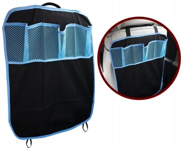 ORGANIZER OCHRONNY NA FOTEL SAMOCHODOWY CZARNY OCHRANIACZ FOTELA OSŁONA