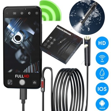 ИНСПЕКЦИОННАЯ КАМЕРА ЭНДОСКОП DUO WIFI ANDROID IOS ЭНДОСКОПНАЯ КАМЕРА