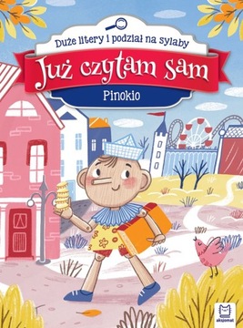 JUŻ CZYTAM SAM Pinokio Duże litery Sylaby