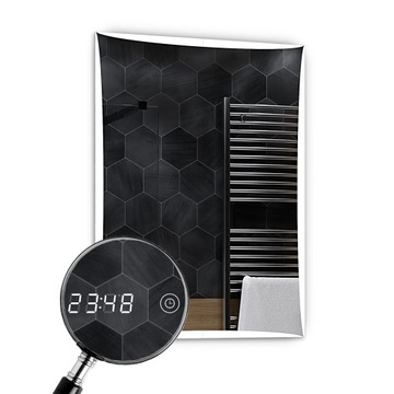 Lustro LED 70x190cm - Zegarek Dotykowy LED Lisbona