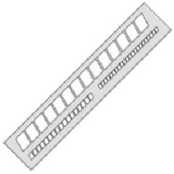 Leniar Szablon okienkowy pochyły 20mm /7,5mm /5mm