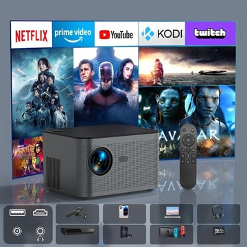 Проектор Hy350 Android 11 Real 4K 1920*1080P Wifi6 Allwinner H713 32G