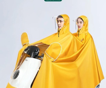Raincoat rainproof electric bicycle battery motorcycle single double