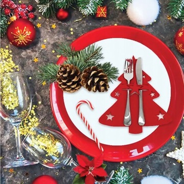 РОЖДЕСТВЕНСКИЙ ПОКРЫТИЕ ДЛЯ СТОЛОВЫХ ПРИБОРОВ РОЖДЕСТВЕНСКАЯ ЕЛКА СТОЛОВАЯ ТАРЕЛКА РОЖДЕСТВЕНСКАЯ 4ШТ.