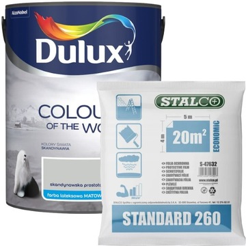 Dulux Kolory Świata Skandynawska Prostota 5L+FOLIA