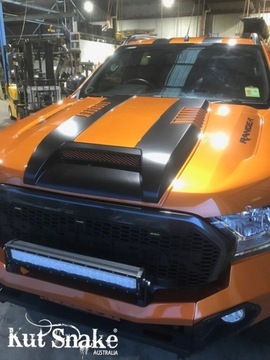 Тюнинг воздухозаборника капота Ford Ranger T9 2023+