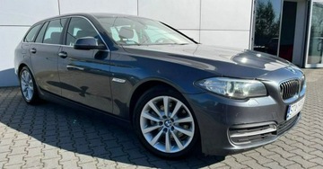 BMW Seria 5 F10-F11 Touring Facelifting 520d 190KM 2016 BMW Seria 5 Zadbany Duza Navi Czujniki Automat 2.0 Diesel 190KM