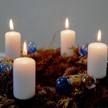 BISPOL CLASSIC CANDLES ECRU VOTIVE СВЕЧИ 4 шт.