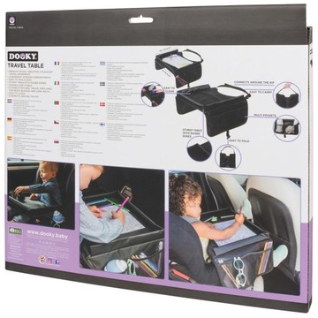 Стол Dooky Travel, детский автомобильный органайзер, столик