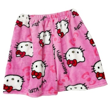 Luźne spodenki z flanelowymi nogawkami HELLO KITTY są miękkie i wygodne