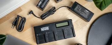 Четырехканальное зарядное устройство Newell DF-4CH для NP-F970