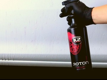 K2 ROTON PRO 1L Жидкость для чистки колесных дисков, пятна на ободе, щетка, перчатки