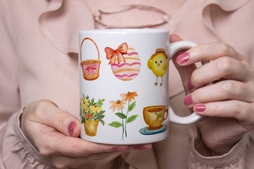 KUBEK DLA DZIECKA WIELKANOC WIOSNA PREZENT 330 ml