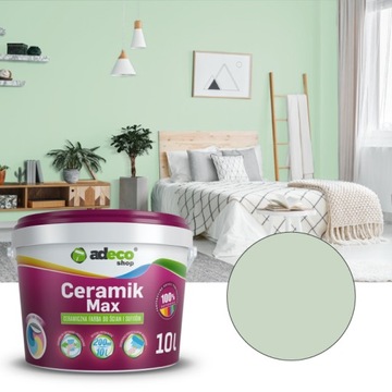 Farba ceramiczna ścienna kolor CZUJĘ MIĘTĘ 10L
