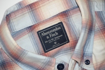 ABERCROMBIE&FITCH*MĘSKA KOSZULA CASUAL KRATA SLIM*M/41