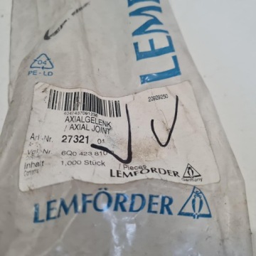 SKODA FABIA I VW POLO СОЕДИНИТЕЛЬНАЯ ТЯГА LEMFORDER 27321 01