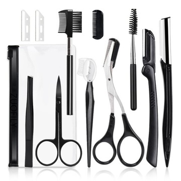 4/6/9/11pcs Eyebrow Cutters Set Eyebrow Trimmer