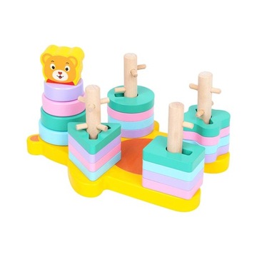 c/ Wooden Building Block Shapes Recognition Bear