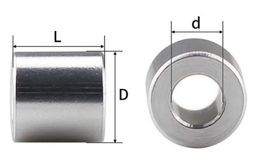 ВТУЛКА ДИСТАНЦИОННАЯ 6 ММ ОТКРЫТАЯ С V-ПАЗОМ 10 шт.