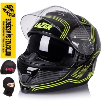 KASK MOTOCYKLOWY LAZER RAFALE DARKSIDE BLENDA L