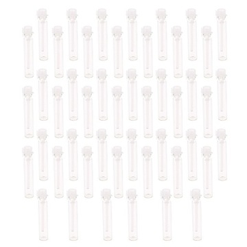 50 пустых мини-стеклянных флаконов для образцов духов