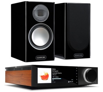 CAMBRIDGE AUDIO EVO 75 MONITOR AUDIO GOLD 100 PIANO BLACK = BAJECZNE GRANIE