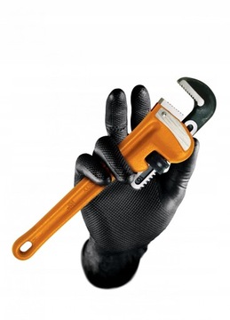 RĘKAWICE NITRYLOWE Nitrax Grip Black 50szt roz.9 L