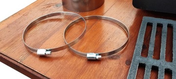 Комплект коптильни, каминная решетка, Чугунные трубы, диаметр 120