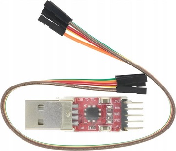 KONWERTER USB CP2102 UART TTL ORIGINAL 5V 3.3V 232 RED